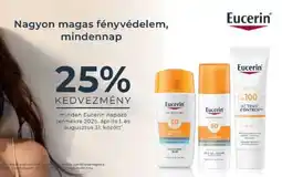 Kulcs Patika Eucerin Nagyon magas fényvédelem, mindennap ajánlat
