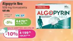 Kulcs Patika Algopyrin Neo ajánlat