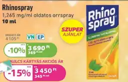 Kulcs Patika Rhinospray ajánlat