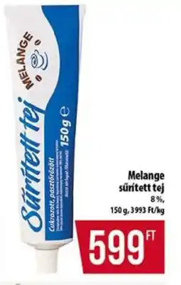 Coop Melange sűrített tej ajánlat
