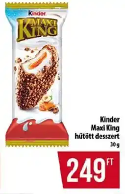 Coop Kinder Maxi King hűtött desszert ajánlat
