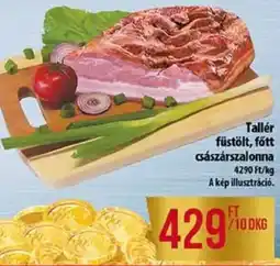 Coop Tallér füstölt, főtt császárszalonna ajánlat