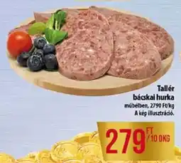 Coop Tallér bácskai hurka ajánlat