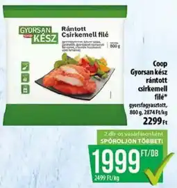 Coop Coop Gyorsan kész rántott csirkemell file ajánlat