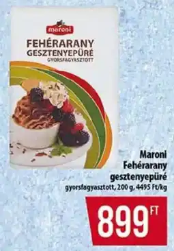 Coop Maroni Fehérarany gesztenyepüré gyorsfagyasztott ajánlat