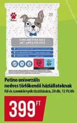 Coop Petino univerzális nedves törlőkendő háziállatoknak ajánlat