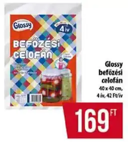 Coop Glossy befőzési celofán ajánlat