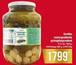 Coop Kertike csemegeuborka gyöngyhagymával ajánlat