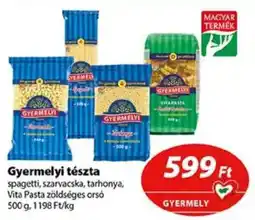 Coop Gyermelyi tészta ajánlat