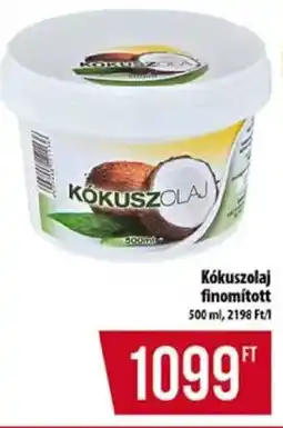 Coop Kókuszolaj finomított ajánlat