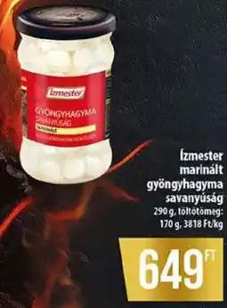Coop Izmester marinált gyöngyhagyma savanyúság ajánlat