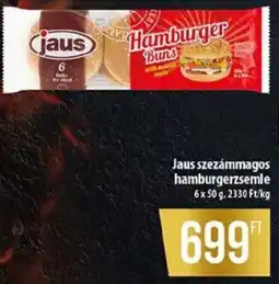 Coop Jaus szezámmagos hamburgerzsemle ajánlat