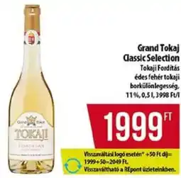 Coop Grand Tokaj Classic Selection ajánlat