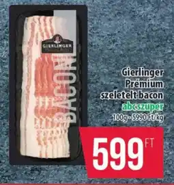 Coop Gierlinger Prémium szeletelt bacon ajánlat
