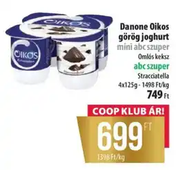 Coop Danone Oikos görög joghurt ajánlat