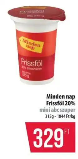 Coop Minden nap Frissföl 20% ajánlat