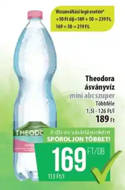Coop Theodora ásványvíz ajánlat
