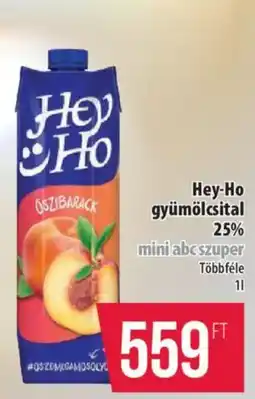 Coop Hey-Ho gyümölcsital 25% ajánlat