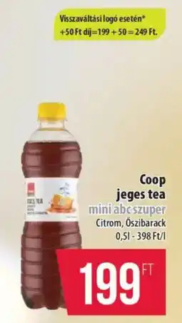 Coop Coop jeges tea ajánlat