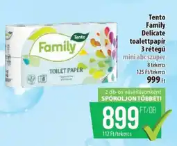 Coop Tento Family Delicate toalettpapír 3 rétegű ajánlat