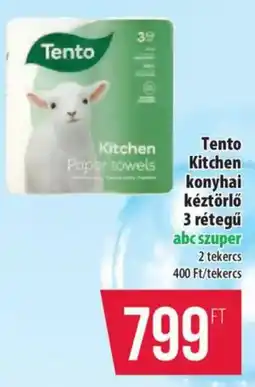 Coop Tento Kitchen konyhai kéztörlő 3 rétegű ajánlat
