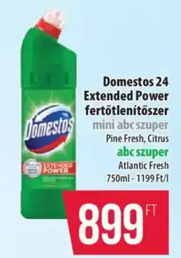 Coop Domestos 24 Extended Power fertőtlenítőszer ajánlat
