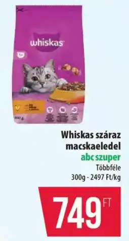 Coop Whiskas száraz macskaeledel ajánlat