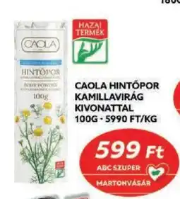 Coop Caola hintopor kamillavirág kivonattal ajánlat