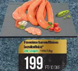 Coop Finonimo baromfihúsos lecsókolbász ajánlat
