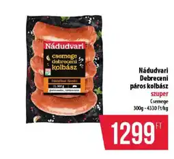 Coop Nádudvari Debreceni páros kolbász ajánlat