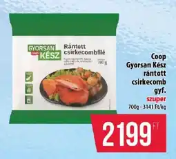 Coop Coop Gyorsan Kész rántott csirkecomb gyf. ajánlat
