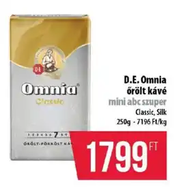 Coop D.E. Omnia őrölt kávé ajánlat