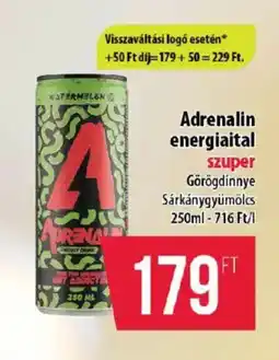 Coop Adrenalin energiaital ajánlat