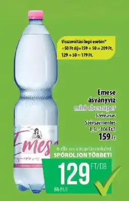 Coop Emese ásványvíz ajánlat