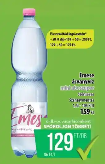 Coop Emese ásványvíz ajánlat