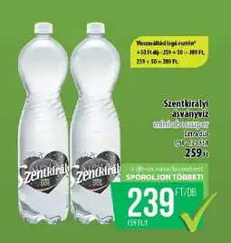 Coop Szentkirályi ásványvíz ajánlat