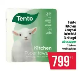 Coop Tento Kitchen konyhai kéztörlő 3 rétegű ajánlat