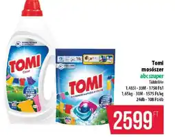 Coop Tomi mosószer ajánlat