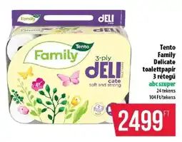 Coop Tento Family Delicate toalettpapír 3 rétegű ajánlat