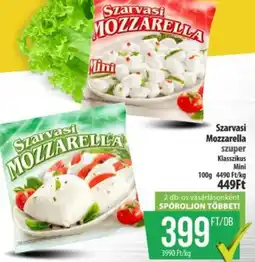 Coop Szarvasi Mozzarella ajánlat