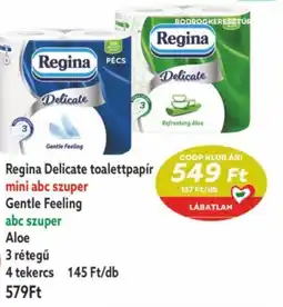 Coop Regina Delicate toalettpapir ajánlat