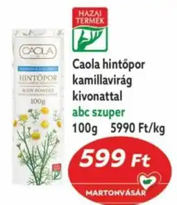 Coop Caola hintőpor kamillavirág kivonattal ajánlat