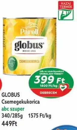 Coop GLOBUS Csemegekukorica ajánlat