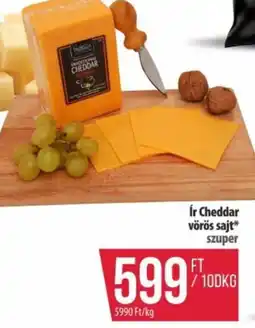 Coop Ír Cheddar vörös sajt ajánlat