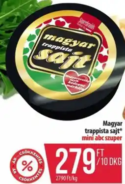 Coop Magyar trappista sajt ajánlat