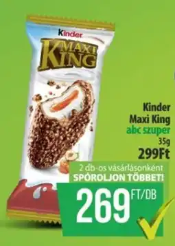 Coop Kinder Maxi King ajánlat