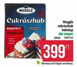 Coop Meggle cukrászhab habalap ajánlat
