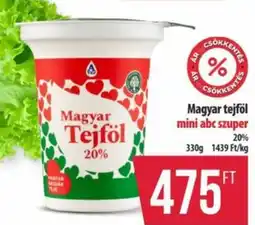 Coop Magyar tejföl 20% ajánlat
