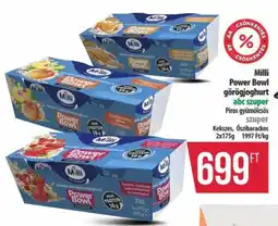 Coop Milli Power Bowl görögjoghurt ajánlat