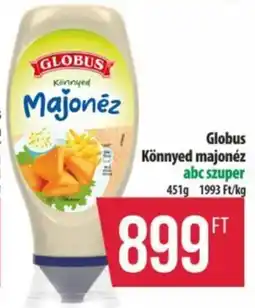 Coop Globus Könnyed majonéz ajánlat